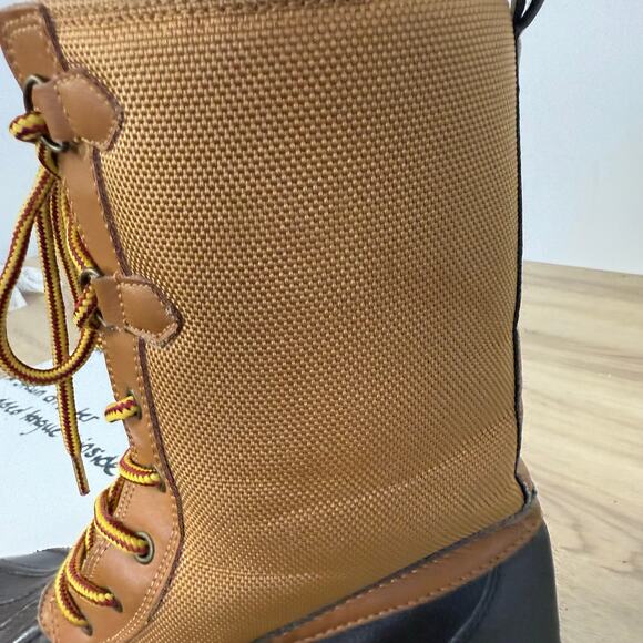 Ralph Lauren Men’s Brown Dark Brown Toe Snow Rain Boots Size 7 - Picture 11 of 13